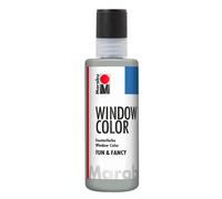 Marabu 0406 04 182 Window Color fun&fancy, Silber 182, 80 ml