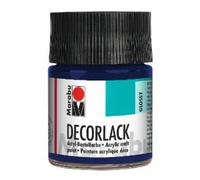 Marabu 1130 05 053 Vernis décoratif acrylique, bleu foncé 053, 50 ml