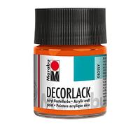 Vernis acrylique decorlack, orange, 50 ml, marabu 113005013 Orange G