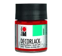 Peinture acrylique decorlack, rouge cérise, 50 ml, 113005031