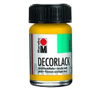 Marabu Peinture acrylique Decorlack Jaune moyen 15 ml