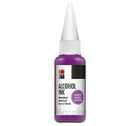 Marabu 12160059081 - Encre à alcool améthyste 20 ml pour art fluide, résine art et résine époxy, pour supports non absorbants, papier spécial enduit, métal, céramique et verre