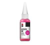 Marabu 12160059334 - Encre à alcool rose fluo, 20 ml, pour art fluide, résine et résine époxy, pour supports non absorbants, papier spécial enduit, métal, céramique et verre