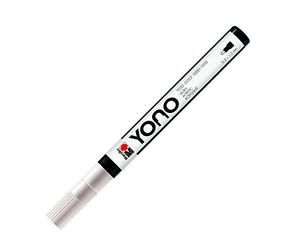 Marabu 12400101070 12400101070-YONO Marqueur acrylique polyvalent avec pointe ogive japonaise, à base d'eau, résistant à la lumière et à l'eau pour presque tous les supports, 0,5-1,5 mm