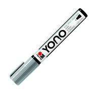 Marabu 12400103078 YONO Marqueur Gris 078 Stylo acrylique polyvalent avec pointe ogive japonaise de 1,5 à 3 mm à base d'eau, résistant à la lumière et à l'eau, pour presque toutes les surfaces