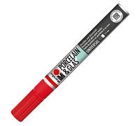 Marabu Marqueur porcelaine "Porcelain Painter" – pointe 1–2 mm – Rouge cerise