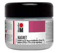 Marabu 12740025815 - Peinture magnétique pour surfaces magnétiques, 225 ml, gris, recouvrable après séchage, résistant à la salive, imperméable et résistant à la lumière, pour env. 0, 75 m²