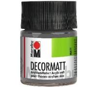 Marabu 1401 05 278 Decormatt acrylique, gris clair 278, 50 ml