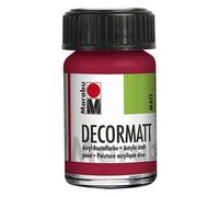 Marabu 1401 39 032 Decormatt acrylique, rouge carmin 032, 15 ml