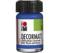 Marabu 1401 39 052 Acrylique Décormat, Bleu moyen 052, 15 ml