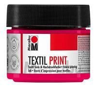 Marabu Peinture textile Print 17030050914, 100 ml, magenta primaire, à base d'eau, version allemande