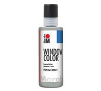 Marabu 4060004182 Window Color Peinture pour fenêtre Argenté 80 ml - version allemande
