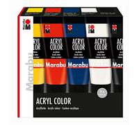 Marabu couleur acrylique acrylcolor, kit de démarrage, 120100087 G