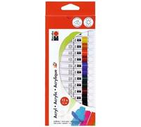 Marabu Peinture acrylique Multicolore 12 ml