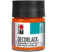 Marabu Acryllack "Decorlack" orange 50 ml im Glas