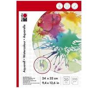 Marabu Aquarellblock, 240 X 320 Mm, 210 G/Qm, 2...