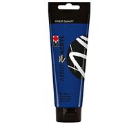 Marabu Artist 12200044958 - Acrylique bleu outremer 120 ml - Peinture acrylique fine de qualité artistique à base d'eau, consistance pâte, hautement pigmentée, très bonne brillance et opacité