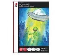 Marabu Bloc de papier aquarelle Aqua Pad GRAPHIX ,220 g/m2