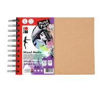 Marabu Classeur Mixed Media A5 - 300 g/m², 32 feuilles, papier grain fin, sans acide, blanc