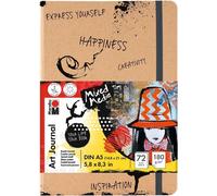 Marabu Carnet de notes "Art Journal" DIN A5 180 g/qm 72 feuilles