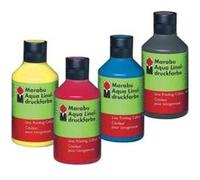 Marabu Encre linogravure 15100013073 – à base d'eau, résistante à l'essuyage – Noir 250 ml