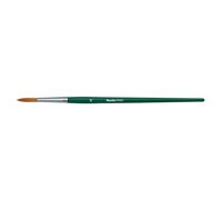 Marabu d'artiste Fino, Taille 10, Bois certifié FSC, Pinceau Rond en Poils spéciaux Toray pour la Peinture Acrylique, à l'huile et l'aquarelle, 01910000010, Green