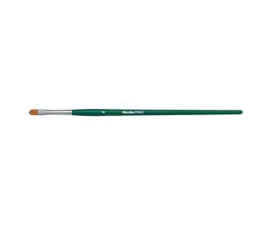 Marabu d'artiste Fino, Taille 8, Bois certifié FSC, Pinceau Langue de Chat avec Poils spéciaux Toray pour l'acrylique, l'huile et l'aquarelle, 01920000008, Green