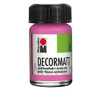 Marabu Pot de peinture acrylique "Decormat" Rose 15 ml