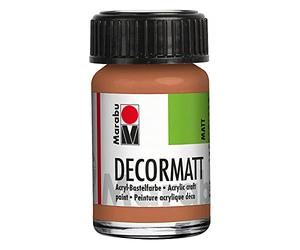 Marabu Decormatt 14010039787 787 Peinture acrylique mate à base d'eau, crémeuse et colorée, résistante à la salive et aux intempéries, pour peindre et pochoir librement
