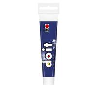 Marabu DO IT Craft Paint, 36 ml bleu nuit, peinture acrylique satinée pour le bricolage et les loisirs créatifs, peinture à l'eau, résistante aux intempéries, à la lumière, végétalienne, 12760076293
