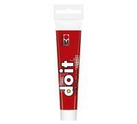 Marabu DO IT Craft Paint, 36 ml rouge cerise, peinture acrylique satinée pour le bricolage et les loisirs créatifs, peinture à l'eau, résistante aux intempéries, à la lumière, végétalien, 12760076031