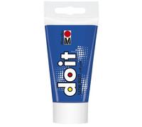 Marabu DO IT Craft Paint, 75 ml bleu moyen, peinture acrylique satinée pour le bricolage et les loisirs créatifs, peinture à l'eau, résistante aux intempéries, à la lumière, végétalienne, 12760002052