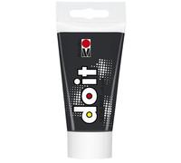 Marabu DO IT Craft Paint, 75 ML Noir, Acrylique satinée pour Le Bricolage et Les Loisirs créatifs, Peinture à l'eau, intempéries, résistante à la lumière, séchage Rapide, Vegan, 12760002073, Black