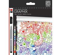 Marabu Doodle Supreme Ensemble de 12 Stylos/Marqueurs de Couleur à Pointe Fine