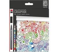 Marabu Doodle Supreme Ensemble De 12 Stylos Marqueurs De Couleur À Pointe Fine G