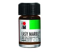 Marabu Easy Marble Peinture - Bronze - Peinture à marbre pour art à l'eau, hydrotrempage, marquage au gobelet, papier - Peinture au marbre pour enfants et adultes - 15 ml