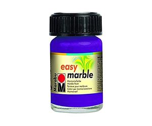 Marabu Easy Marble Pot avec Bouchon Compte-Gouttes Améthyste 15 ML