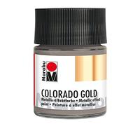 Marabu Effet Métallisé Couleur, Colorado Doré, 50 ML Verre Anthracite métallisé