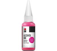 Marabu Encre Permanente Alcohol Ink Néon Rose (334), 20 Ml