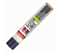Marabu Feutre à Paillettes Rouge/doré 25 ML VE=1