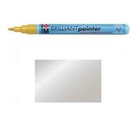 Marabu feutre laque brilliant painter, argent mr012131082 Argent G