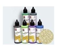 Marabu - fun & fancy - peinture fenêtre repositionnable - tube de 80 ml - or scintillant mr040604584 G