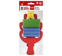 Marabu KiDS Little Artist 0318000000011 Lot de rouleaux de peinture en mousse, avec 3 motifs différents, pour enfants à partir de 3 ans, maternelle, maternelle et école