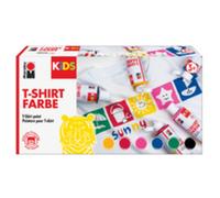 MARABU KiDS Peinture pour tissu 'T-Shirt Farbe', set de 6