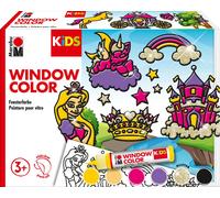 Marabu KiDS Window Color-Set "Princesse" 6 x 25 ml