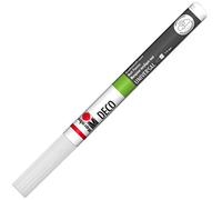 Marabu Marqueur acrylique Deco Painter matt pointe ogive 1-2 mm Blanc