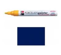 Marabu Marqueur porcelaine 293 – Pointe 1–2 mm – Bleu nuit