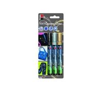 Marabu marqueur textile blister de 3