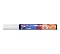 Marabu Marqueur textile Painter Plus – pointe ogive 3 mm – blanc