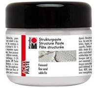Marabu 122625814 - Pâte à Structure Sable Gros Grains, 225 ML, Blanc